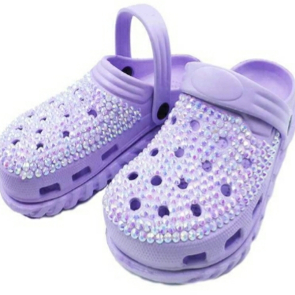 Lavender Luxe Crystal Clogs  Small - Picture 10 of 16